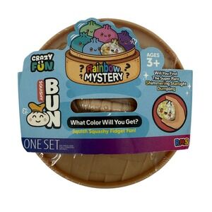 Crazy Fun Squishy Bun Rainbow Mystery Color Squishy Dumpling Set New Sealed